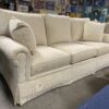 BASSET Cream 3-Seat Sofa