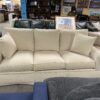 BASSET Cream 3-Seat Sofa