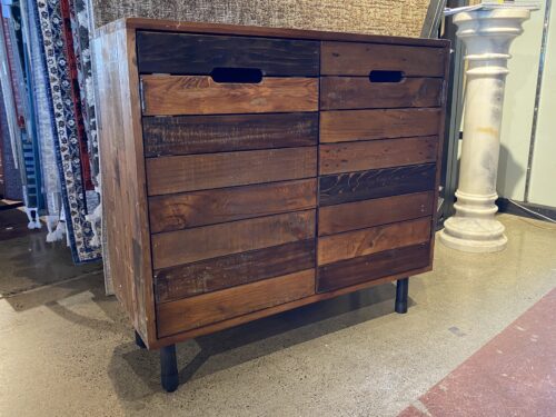 Rustic Minimal Center-Open Cabinet