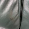 FLEXSTEEL Dark Green Leather Sofa