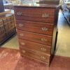 Five Drawer Traditional Tallboy in a Cherry Finish
