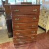 Five Drawer Traditional Tallboy in a Cherry Finish