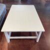 Simple White Wooden Coffee Table