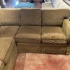 Olive Green L Shaped Sectional