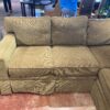 Olive Green L Shaped Sectional