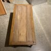 Wood Plank Top Bench with Iron Legs