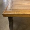 Wood Plank Top Bench with Iron Legs