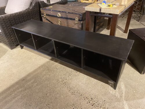 Extra Wide Black TV Stand