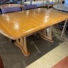 Oak Dining Table with Sculptural Legs
