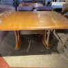 Oak Dining Table with Sculptural Legs