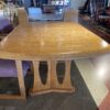 Oak Dining Table with Sculptural Legs