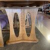 Oak Dining Table with Sculptural Legs