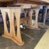 Oak Dining Table with Sculptural Legs