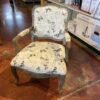 Butterfly Print Accent Chair
