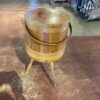 Vintage Sewing Basket Bucket on 3 Legs