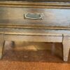 Nightstand with Recessed Panel Front and Brass Pulls