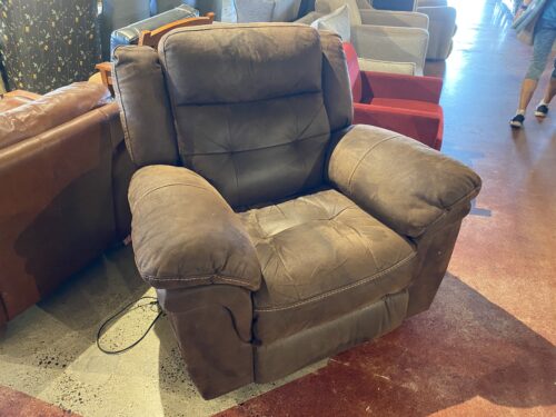 Brown Power Reclining Chair
