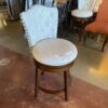 Upholstered Swivel Counter Stool - Off White