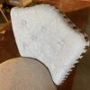 Upholstered Swivel Counter Stool - Off White