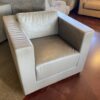 Modern Light Grey Club Chair