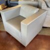 Modern Light Grey Club Chair