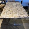 Newspaper Print Dining Table