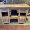 Bohemian Style Sideboard with Small Cabinets and Open Shelving