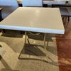 CHAPPS'  Square Folding Table with Gold Legs