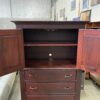 Dark Cherry 3 Drawer Armoire Cabinet