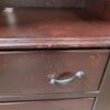 Dark Cherry 3 Drawer Armoire Cabinet