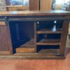 Media Console with Barn Door and Shelving