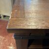 Media Console with Barn Door and Shelving