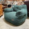 MAXYOYO Forest Green Sherpa Bean Bag Chair
