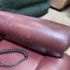 LA-Z-BOY Red Wine Leather Electric Recliner