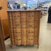 Vintage French Serpentine Faced 4 Drawer Dresser