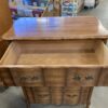 Vintage French Serpentine Faced 4 Drawer Dresser