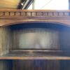 BROYHILL Illuminated Cabinet with Carved Detail Top Trim