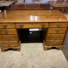 Traditional Maple Double Pedestal Writing Desk