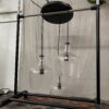 Staggered 3-Tier Hanging Glass Chandelier