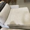 LIVING SPACES Light Grey XL Chaise Crash Pad