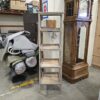 Weathered Grey A-Frame Farmhouse Display Shelf