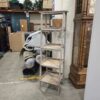 Weathered Grey A-Frame Farmhouse Display Shelf