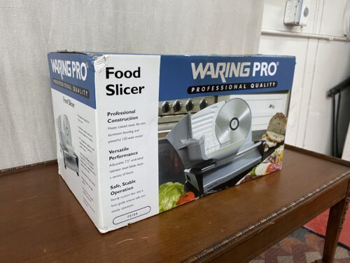 NEW! WARING PRO Food Slicer Model #FS150