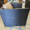 TK Classics Barbados 2 Piece Outdoor Wicker Patio Furniture Set, Wheat (Southcenter)