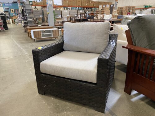 Kathy Ireland River Brook Club Chair with Ash Cushions (Southcenter)