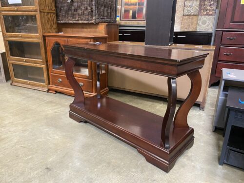 BENZARA Geelong Traditional Harp Legged Console Table