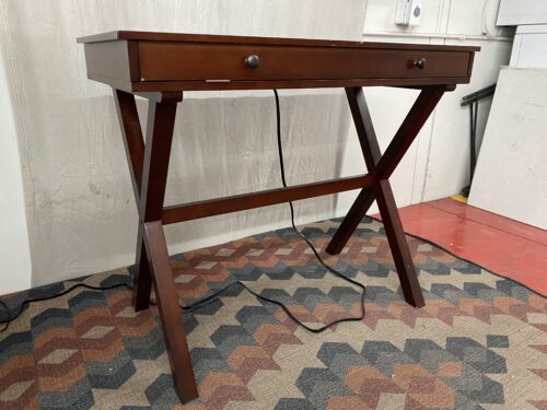 Cherry stained Desk W/ Whiteboard Lift Top