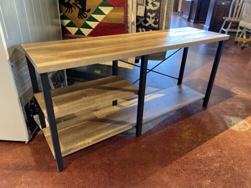 Lightweight Pale Blonde TV Stand/Bookshelf
