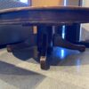 Low Round Golden Glitter Coffee Table