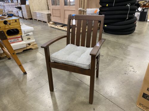 POTTERY BARN Chatham Walnut Finished Patio Chair